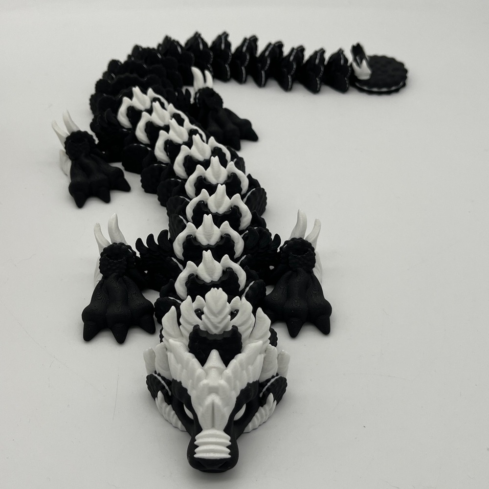 3D printed Cookie dragon 20” Fidget Toy Fun Collectible Stress Re…